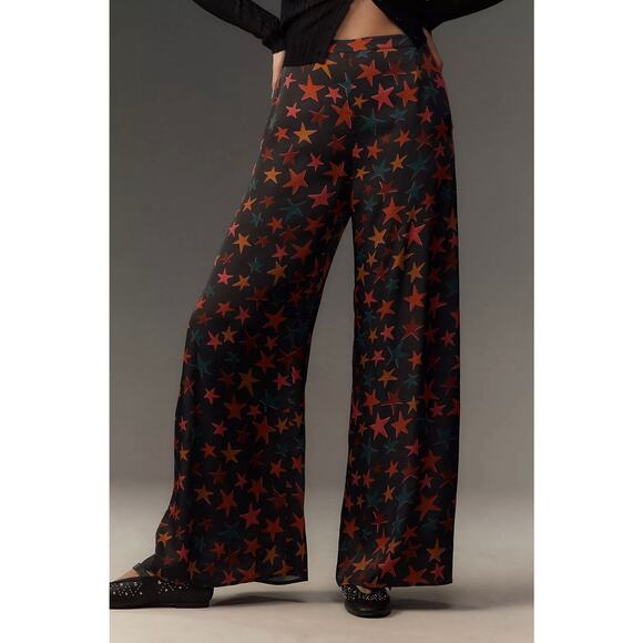 FARM Rio Star Print Wide Leg Pants - Picture 4 of 4